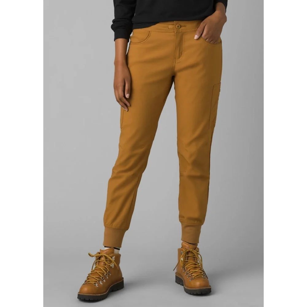 Prana Halle Jogger II Recycled Nylon Pants Earthbound Brown Hiking Womens 10 RG